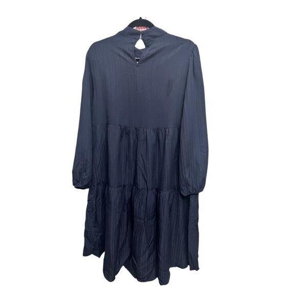 Bloomchic Long Sleeve Knee Length Navy - Picture 2 of 9
